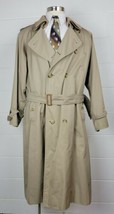 Vintage Mens Burberrys Belted Trench Coat w Wool Liner Nova Check 44L - £389.29 GBP