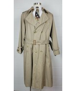 Vintage Mens Burberrys Belted Trench Coat w Wool Liner Nova Check 44L - £387.22 GBP