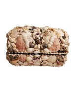 Natural Seashell Handcrafted Treasure Jewelry Trinket Box 10x6.5x5&quot; - £22.75 GBP