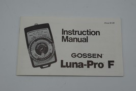 Gossen Luna Pro F Lumière Mètre Mode D &#39;em Ploi - £21.61 GBP