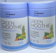 2 X RxSelect Green Smoothie superfood power blend fruit/veggie/vitamin/p... - $59.99