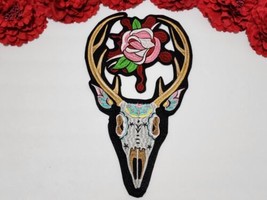 Fashion Animal patch, Iron on embroidered Antelope patch  - $9.89