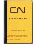 CNR Canadian National Railways Safety Rules 1972 74 Pages - £15.59 GBP