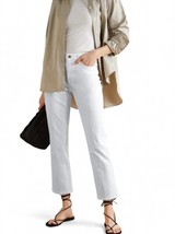 Frame le high straight jean in Blanc - £109.35 GBP