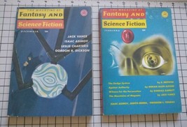 (2) JACK VANCE Fantasy And Science Fiction 1965 1966 R. Bretnor, Salter vintage  - £12.32 GBP
