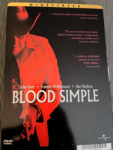 Blood Simple BLOCKBUSTER VIDEO BACKER CARD 5.5&quot;X8&quot; NO MOVIE - £11.45 GBP