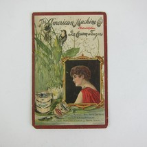 Victorian Trade Card Cincinnati Tin &amp; Japan Co. Ohio Ice Cream Freezer Antique - £15.94 GBP