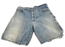 Wrangler Men&#39;s Size 42 Denim Shorts Carpenter Blue Cotton - £11.48 GBP