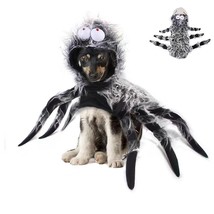 Dog Spider Costume Halloween Spider Cloak Coat Pet Dress Up Clothes - £16.83 GBP+
