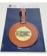 PGA Tour Partners Club Life Member Genuine Leather Golf Bag Tag New With Name - $15.08