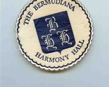 The Bermudiana Hotel Harmony Hall Coaster Bermuda 1950&#39;s - $17.82