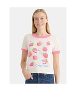 Cinnamonroll Short Sleeve Graphic Tee, Women&#39;s Size XS Color Tofu - $362.36 MXN