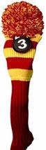 Majek #3, 4, 5, &amp; 6 Hybrid Combo Pack Rescue Utility Red &amp; Yellow Golf Headcover - £39.43 GBP