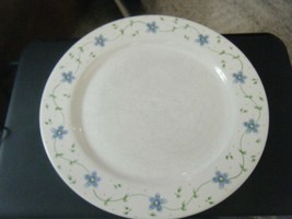 Pfaltzgraff Melissa Pattern Blue Flowers 10 5/8&quot; Dinner Plate - AS IS - £13.91 GBP