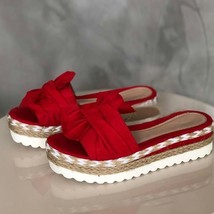 Slippers Women Sandals Platform Sandals Shoes Red 36 - £17.54 GBP