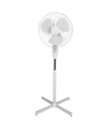 Optimus 16 in. Oscillating Stand Fan in White - $55.95