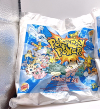 Burger King Pokemon 2000 Mystery Power Card Collectible Toy Figure - NEW Sealed - £10.28 GBP