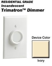 Leviton 6683-I Trimatron Incandescent Rotary Dimmer - Ivory - £9.33 GBP