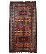 Alfombra antiguo Oriental hecho a mano 122cm x 243cm 1880 - 1B419 - $7,839.06 CAD