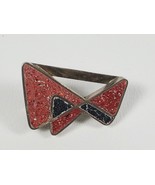 Vintage Cloisonne Sterling Modernist Abstract Brooch Pin Mid-century Mod... - £30.95 GBP