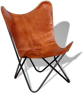 Leather Butterfly Chair || Butterfly Leather Chair || Leather Living Roo... - $263.99