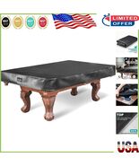 Tearproof Leatherette Pool Table Cover - Fits 7, 8, 9 Foot Tables in Black - $1,566.78 MXN