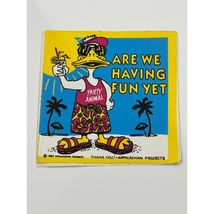 Are We Having Fun Yet 1980’s Duck ⛱️At The Beach Vintage Sticker - $6.64