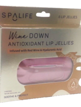 Spa life Wine Down Antioxidant 8-Lip Jellies infused w/ Red wine Hyaluro... - $11.87