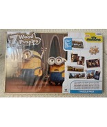 Cardinal Games Minions 7 Wood Jigsaw Puzzles in Wood Storage Box - NEW S... - $28.84 CAD