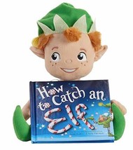 KOHLS CARE Holiday Plush Toy Rudolph Santa Elf with Hard Cover Book Kids Set - £11.76 GBP