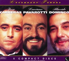 Jos Carreras, Luciano Pavarotti, Placido Domingo - Legendary Tenors (5xCD) - £11.26 GBP