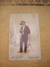 Antique French entertainer Photograph - Victorian CDV - theatrical gentleman - t - £51.13 GBP