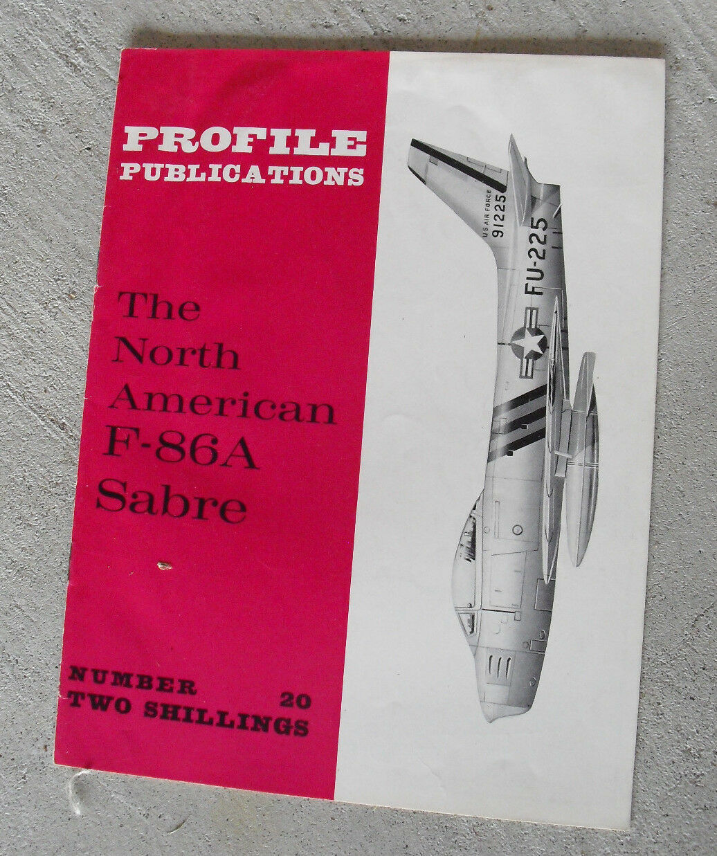 Vintage 1960s Booklet Profile Publications North American F-86A Sabre Ai... - $16.83