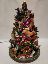 Danbury Mint Chihuahua Dog Christmas Tree Lighted Figurine - £296.07 GBP