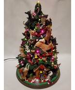 Danbury Mint Chihuahua Dog Christmas Tree Lighted Figurine - £293.34 GBP