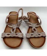 Meeshine Women&#39;s Wedge Sandals Bohemian Beach Rhinestones Rose Gold 39 (... - €21,96 EUR