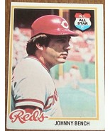 Johnny Bench, Reds,  1978 #700 Topps  Baseball Card - GD COND - CLASSIC ... - €3,37 EUR