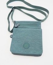 Kipling El Dorado Olive Green Mini Nylon Crossbody Shoulder Bag Multi Po... - £23.59 GBP