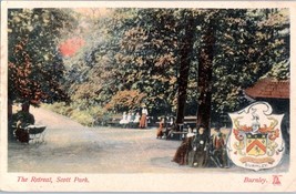 The Retreat Scott Park Burnley United Kingdom Milton Artlette Postcard No 232 - £11.66 GBP