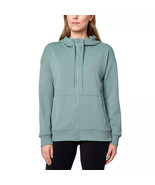 Mondetta Women&#39;s Plus Size 2X Light Green Performance Full Zip Sweatshir... - $17.99