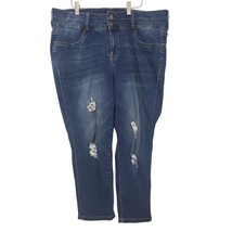 Wallflower The Sassy High Rise Jeans 20W Womens High Rise Plus Size Distressed - £18.59 GBP