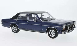 Opel Diplomat B Metallic-Dark Blue/Matt Black 1972 1:18 MCG - $64.95