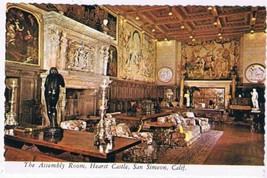 California Postcard San Simeon Hearst Castle Assembly Room - £2.33 GBP