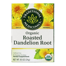 Traditional Medicinals Organic Roasted Dandelion Root Herbal Tea, 16 Tea Bags - £9.15 GBP