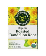 Traditional Medicinals Organic Roasted Dandelion Root Herbal Tea, 16 Tea... - £9.00 GBP