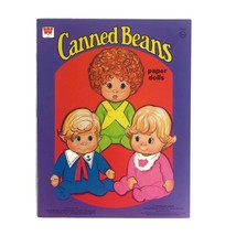 Vintage 1977 Canned Beans Paper Dolls 1942 Whitman Book Mattel Uncut - £14.47 GBP