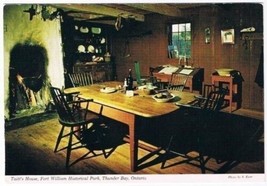 Thunder Bay Ontario Postcard Taitt&#39;s House Fort William Historical Park - $2.06