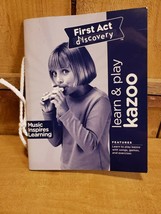 First Act Discovery (Learn &amp; Play The Kazoo)  Music That Inspires Learni... - £14.55 GBP