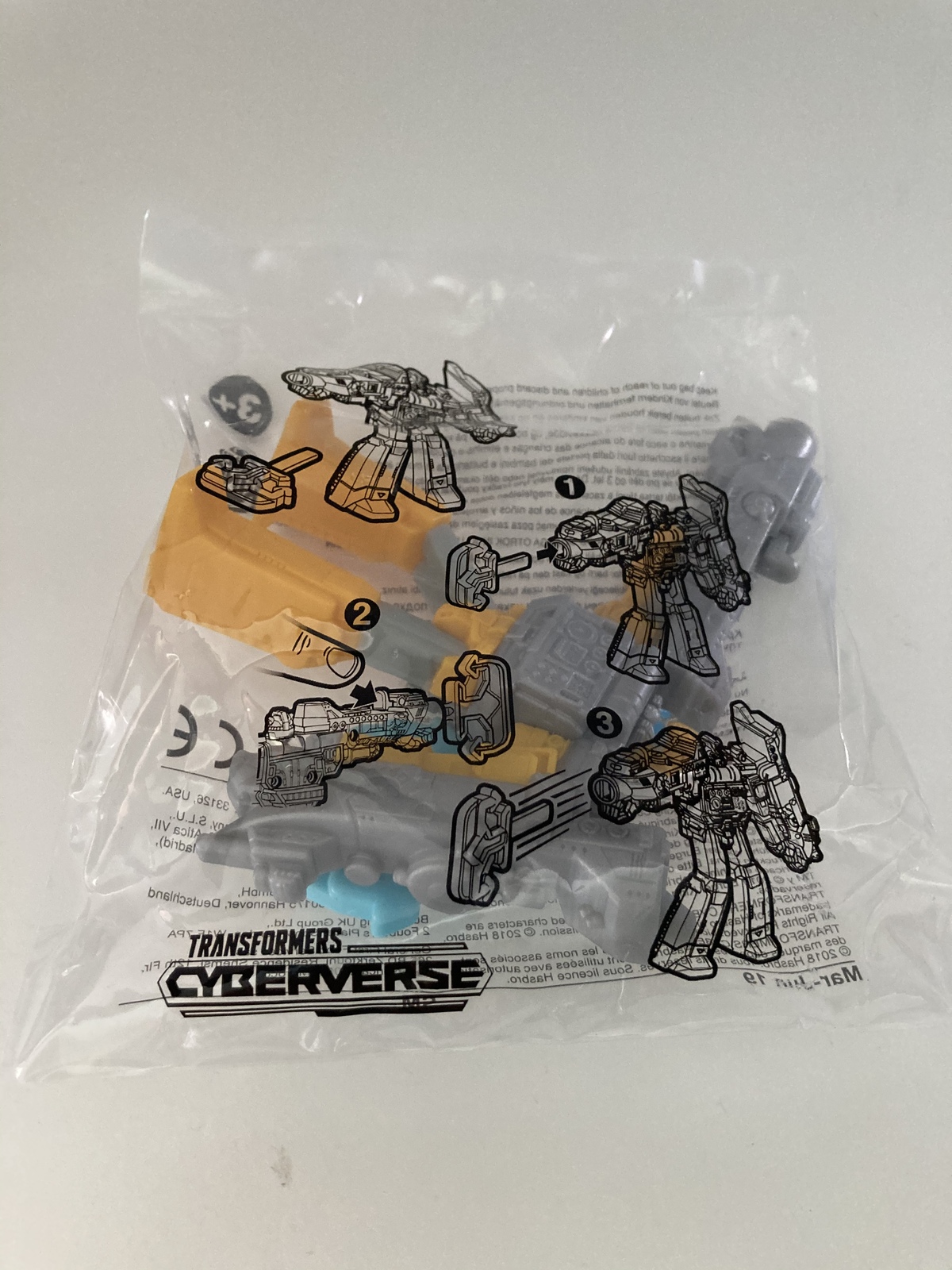 Transformers Cyberverse Burger King Toy Fast Food