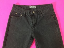 Loose Thread Girls Jeans Sz 12 Black Gray - $12.87